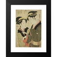 thumbnail image 2 of Eishōsai Chōki 17x24 Black Modern Framed Museum Art Print Titled - Moto, a Waitress of the Yoshidaya, and the Geisha Mizue (C. 1794), 2 of 5