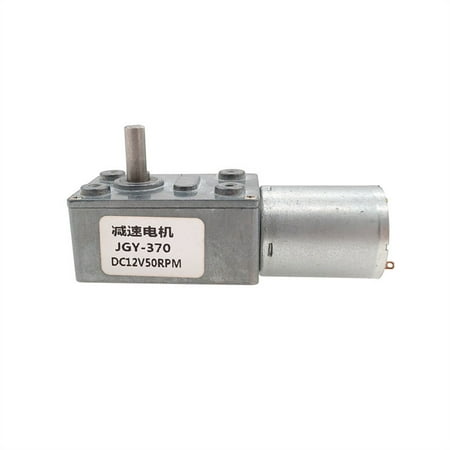 

ZGY370 Worm Gear Motor JGY370 4632 DC 6V 12V 24V High Torque Worm Reversible Turbo Metal Geared Gear-box Reducer -------- Stable Internal Structure