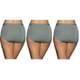 thumbnail image 3 of 3 Pairs Vanity Fair Women's Beyond Comfort Brief Modal 13251, Size 6, Blue Sea Glass, 3 of 9