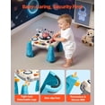 thumbnail image 4 of Space Themed Musical Activity Table for Babies 6 Months to 3 Years with Soft Glow Star Projector and 60 Plus Learning Sounds, 4 of 7
