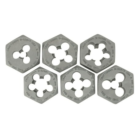UPC 045325747407 product image for Craftsman Hex Die Set 6 pc. Metric Metric High Carbon Steel Bolts Stud Rod Threa | upcitemdb.com
