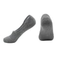 thumbnail image 2 of WTOBBY Invisible No-Show Lined Socks with Non-Slip Heel Grips Technology, Ultra Low Cut Liner Socks for Flats Loafers & Sneakers, Breathable Mesh Anti-Odor Socks ,GrayB, 2 of 4