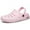 Pink, variant on Women's Garden Clogs Beach Sandals Slippers Lightweight Slip on Water Shoes White