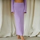 thumbnail image 4 of Conjunto de tops de punto de manga larga y falda delgada para mujer Ropa de fiesta de color sólido ajustada, 4 of 6