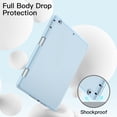 thumbnail image 3 of JETech Case for iPad 10.2 Inch 2021/2020/2019 (9th/8th/7th) Model with Pencil Holder, Slim Tablet Cover with Soft TPU Back, Auto Wake/Sleep (Light Blue), 3 of 8