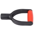 thumbnail image 4 of Shovel D Grip Handle 32mm Inner Diameter Silicone Grip Reinforcement Snow Shovel Handle Replacement for Digging Raking Tool Red Black, 4 of 14