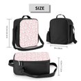 thumbnail image 2 of Gaeub Cute Rabbit print Lunch Box Large capacity Lunch Bag Leakproof Cooler Tote Bag Organizer with Adjustable Shoulder Strap, 2 of 7