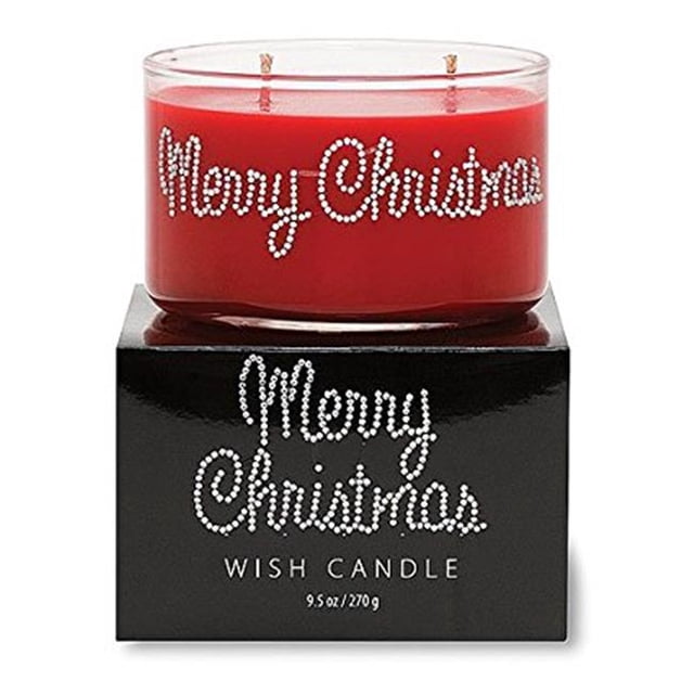 Primal Elements Merry Christimas Wish Candle, 9.5oz.