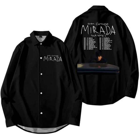 Ivan Cornejo Mirada Tour 2025 Merch Shirt Women Men Long Sleeve Casual Streetwear Clothes