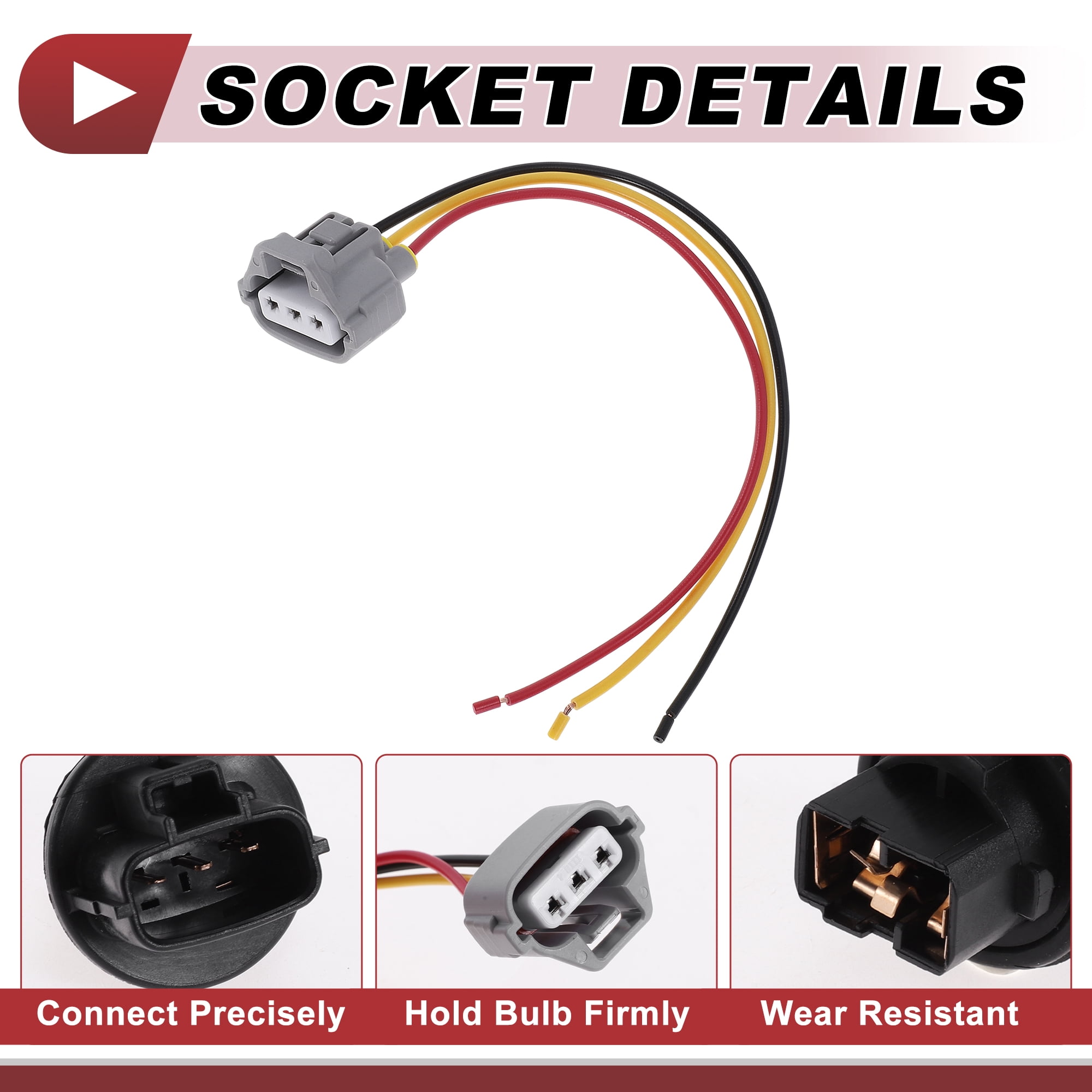 Unique Bargains Great Useful Turn Signal Light Socket Wiring for Toyota Avalon 2013-2016
