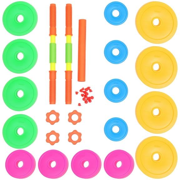 ibasenice 1 Set of Adjustable Weights Dumbbell for Arm Exercise and Parent Child Interaction