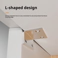thumbnail image 3 of Injueey Cierre magnético de succión para puerta, instalación práctica, cierres magnéticos fuertes para puertas de armarios, magnético Decoración del hogar negro, 3 of 6
