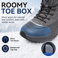 thumbnail image 5 of Men Waterproof Snow Boots Winter Ankle Wide Toe Box Work Boots, 5 of 8
