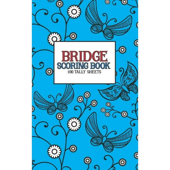 Bridge Scoring Book: 100 Tally Sheets