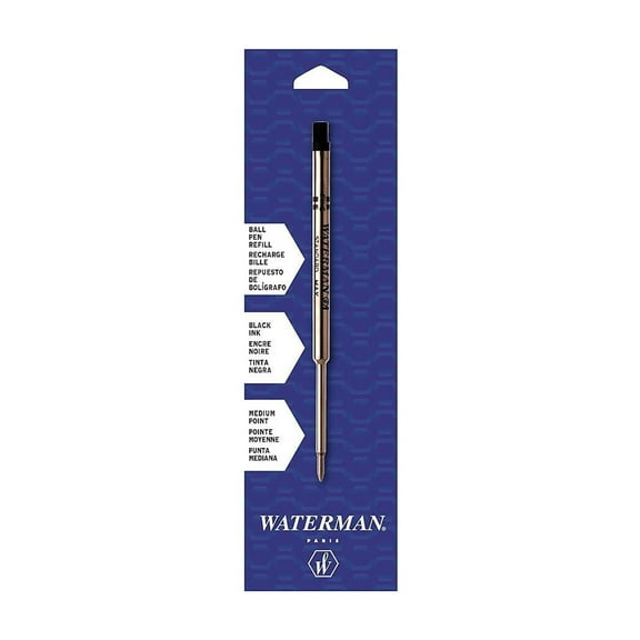 Waterman Medium Ballpoint Refill For Waterman Ballpoint Pens Black (834254)
