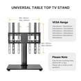 Universal Swivel TV Stand Mount for 3255" TVs, Height Adjustable