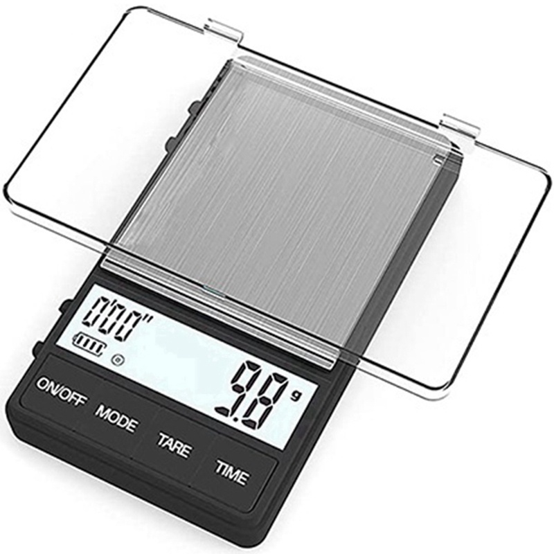 Small Thin Travel Espresso Scale with Timer, Mini Digital Scale Ounce