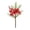 Red, variant on Kiddiway Artificial Glitter Pine Branch Stem - Christmas Faux Cedar Garland for Holiday Wreath, Table Runner, Fireplace Mantel, and Winter Indoor Decor,Red