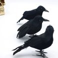 thumbnail image 6 of Nrmvnmi Realistic Crows, Real Touch Black Feathered Crows, Halloween Decorations,Artificial Handmade Feathered Raven, Halloween Party Decor Prop Outdoors and Indoors Decoration, 6 of 8
