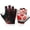 Red, variant on Riousery Outdoor Cycling Fingerless Gloves Shock Absorbing Wear Resistant Anti Slip Half Finger Gloves Mountain Bike Breathable Unisex Athletic Hand Gear (Red, Size M, 9.8in / 25cm Length)
