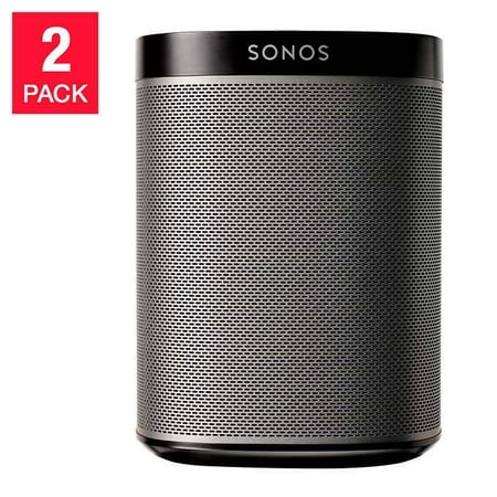 Sonos Play:1 Wi-Fi Speaker, Black, 2-pack