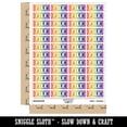 thumbnail image 2 of File Double Border Sticker Set - Rainbow - Matte Finish - 1.25" Mini, 2 of 7