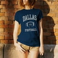 thumbnail image 5 of Dallas Classic Football Arch Basic Cotton T-Shirt - Medium - Navy, 5 of 6
