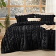 thumbnail image 1 of Juego de edredón Bedsure King, 305 x 249 cm, bordado bohemio negro, 1 of 8