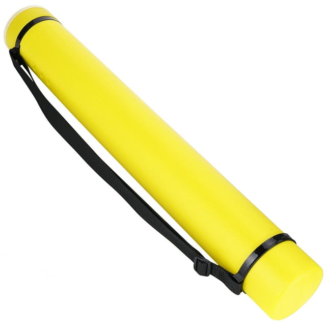 Drawing Storage Tube, Poster Tube, Extendable With Strap Moisture-Proof For Posters Maps Red,Yellow,White,Black,Green,Blue