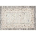 thumbnail image 2 of Crestwood Traditional Oriental 2x3 Gray and Aqua Polyester Indoor Area Rug, 2' x 3', 2 of 6