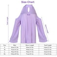 thumbnail image 3 of Imountek Women Off Shoulder T-Shirt, V-Neck Long Sleeve Cold Shoulder Tops for Summer, 3 of 8