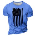 thumbnail image 1 of Camisetas de Manga Larga para Hombres Imprimir Casual Cuello Redondo Camiseta de Manga Corta, Camisetas de Manga Larga para Hombres Algodón, 1 of 4