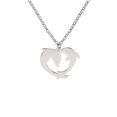 thumbnail image 1 of Collar clásico, lindos colgantes en forma de corazón, collares con dijes de animales de acero inoxidable a la moda, cadena de clavícula, Ropa, zapatos y accesorios Miscelánea Acero inoxidable Jumpingount AP014157-02, 1 of 6