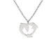 thumbnail image 1 of Collar clásico lindo delfín en forma de corazón colgantes de pareja collares con dijes de animales de acero inoxidable joyería de mujer Ropa, zapatos y accesorios Miscelánea Acero inoxidable Guardurnaity AP014157-02, 1 of 6
