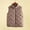 Coffee, variant on Autumn and Winter Thin Vest Short Style Stand Collar Cotton Jacket Warm Vest Waistcoat Jacket
