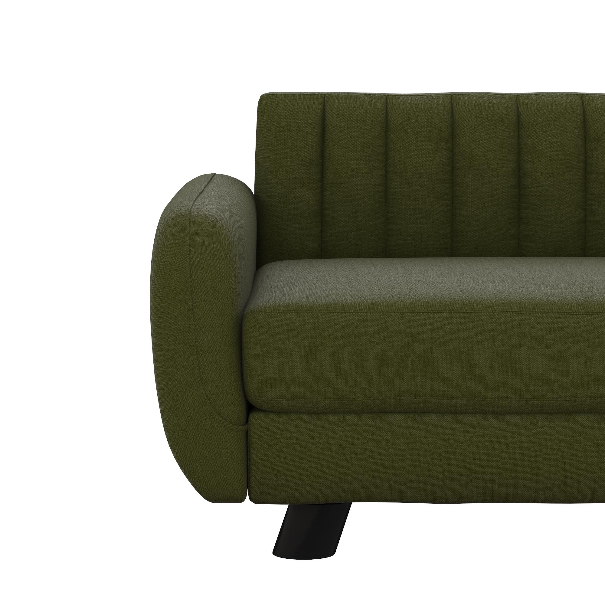Novogratz Brittany Pet Sofa, Small/Medium Pet Bed, Green Linen
