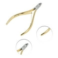 thumbnail image 3 of Unique Bargains 1 Pc Eagle's Beak Nail Clipper for Women for Men Gold Tone, 3 of 7