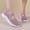 Pink, variant on Women's Mary Jane Shoes Mesh Breathable Soft Shoes Woven Knitted Loafers Anti Slip Orthopedic Walking Loafers Arch Support Sneakers