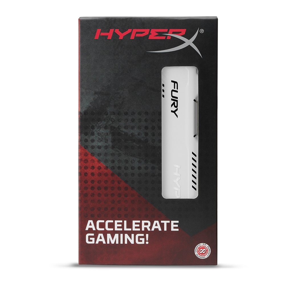 HyperX FURY Memory White 8GB 1600MHz DDR3 CL10 DIMM HX316C10FW/8 - image 4 of 4