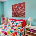 thumbnail image 2 of Marmont Hill "Flowers 5" by Sascalia Painting Print on Wrapped Canvas, 2 of 7