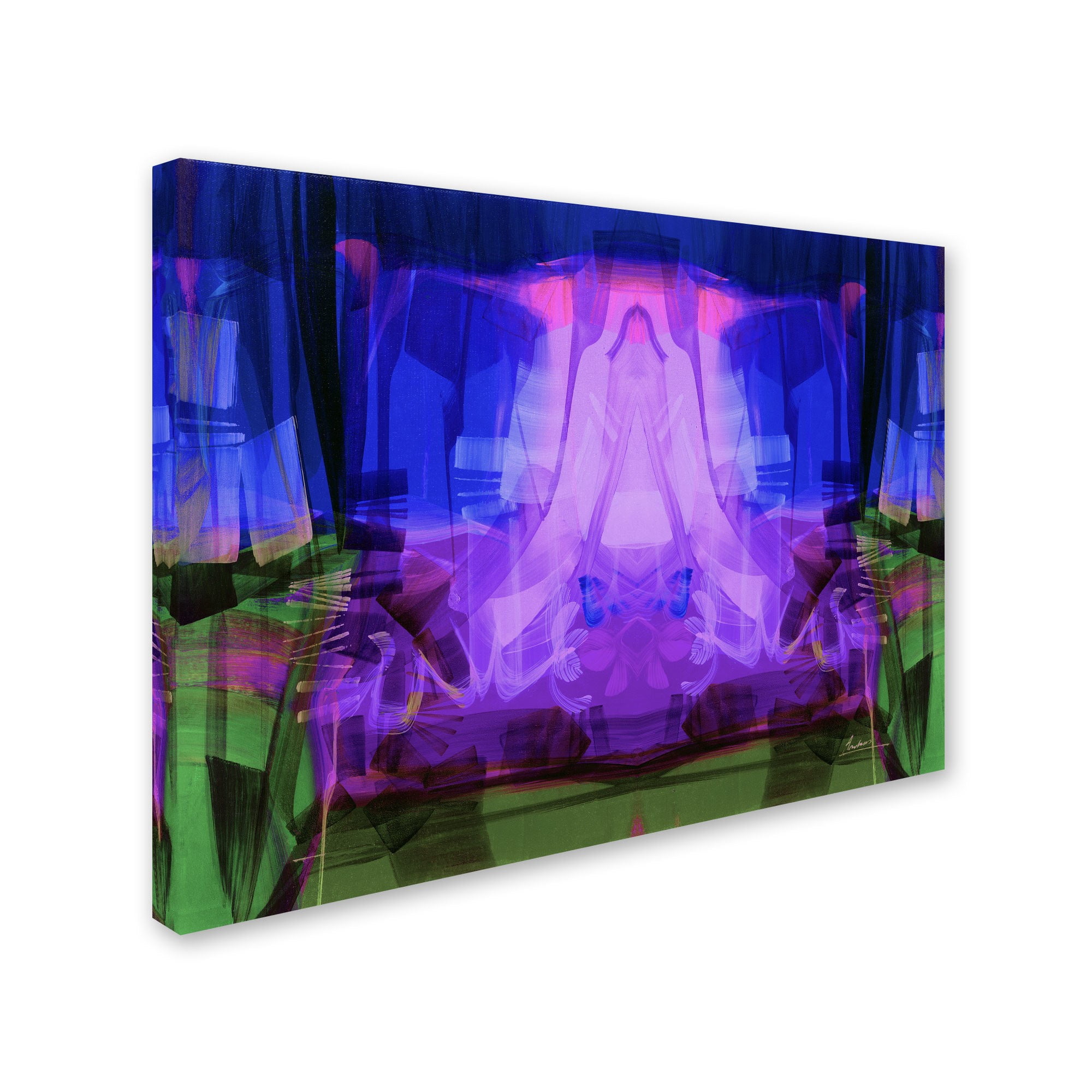 Trademark Fine Art "Midnight" Canvas Art by Andrea