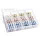 thumbnail image 1 of Eigraketly Kit de combinación de tubos de aislamiento térmico de envoltura de Cable eléctrico de plástico de tubo termorretráctil Industrial de manga Herramientas eléctricas Type1 600PCS Eigraketly JJ14698-04B, 1 of 5