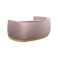 thumbnail image 7 of Meridian Furniture Julian Contemporary Velvet Sofa in Pink, 7 of 7