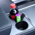 thumbnail image 4 of Muyoka Portavasos de coche para 2021 Tesla Model 3 Modelo Y Consola central Portavasos de silicona con insectos con mini bote de basura Caja de almacenamiento Soporte impermeable para botella de agua Muyoka Hogar, 4 of 7