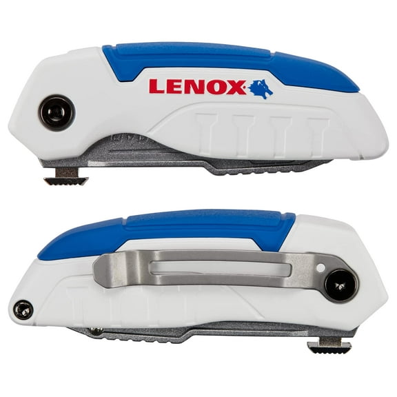LENOX TOOLS Utility Knife, 3-Blade, Retractable, Foldable and Portable, Blade Storage (LXHT10600)