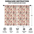 thumbnail image 2 of Blackout Kids Curtains,Boho Bohemia Flower Childrens Insulated Curtains Set Of 2,Bedroom Essentials,Toddler Room Decor 52"x84"(132x213cm), 2 of 4