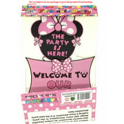 Minnie Mouse Birthday Party Welcome Hanger Door Poster by Alemon