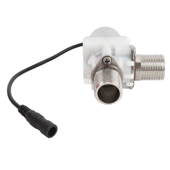 Válvula de Agua, Roscos Profundos Transparentes G1/2 Válvula Solenoide de Agua Elechtrica versátil para Sistemas de Riego de Jardín