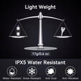 thumbnail image 4 of HUGFEGWE 2 Pack Clip on Flashlights, Running Light for Runners Rechargeable Safety Lights for Walking at Night Hands Free Flashlight Portable LED Work Light Warning Flashing Camping Hiking AZ824-5184, 4 of 7