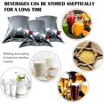 thumbnail image 4 of Bolsa de agua de 12 x 10 litros, botella de agua plegable con grifo, babero aluminizado, bolsa de hidratación de emergencia, depósito de agua estéril para senderismo, camping, bebidas, bolsas de, 4 of 5